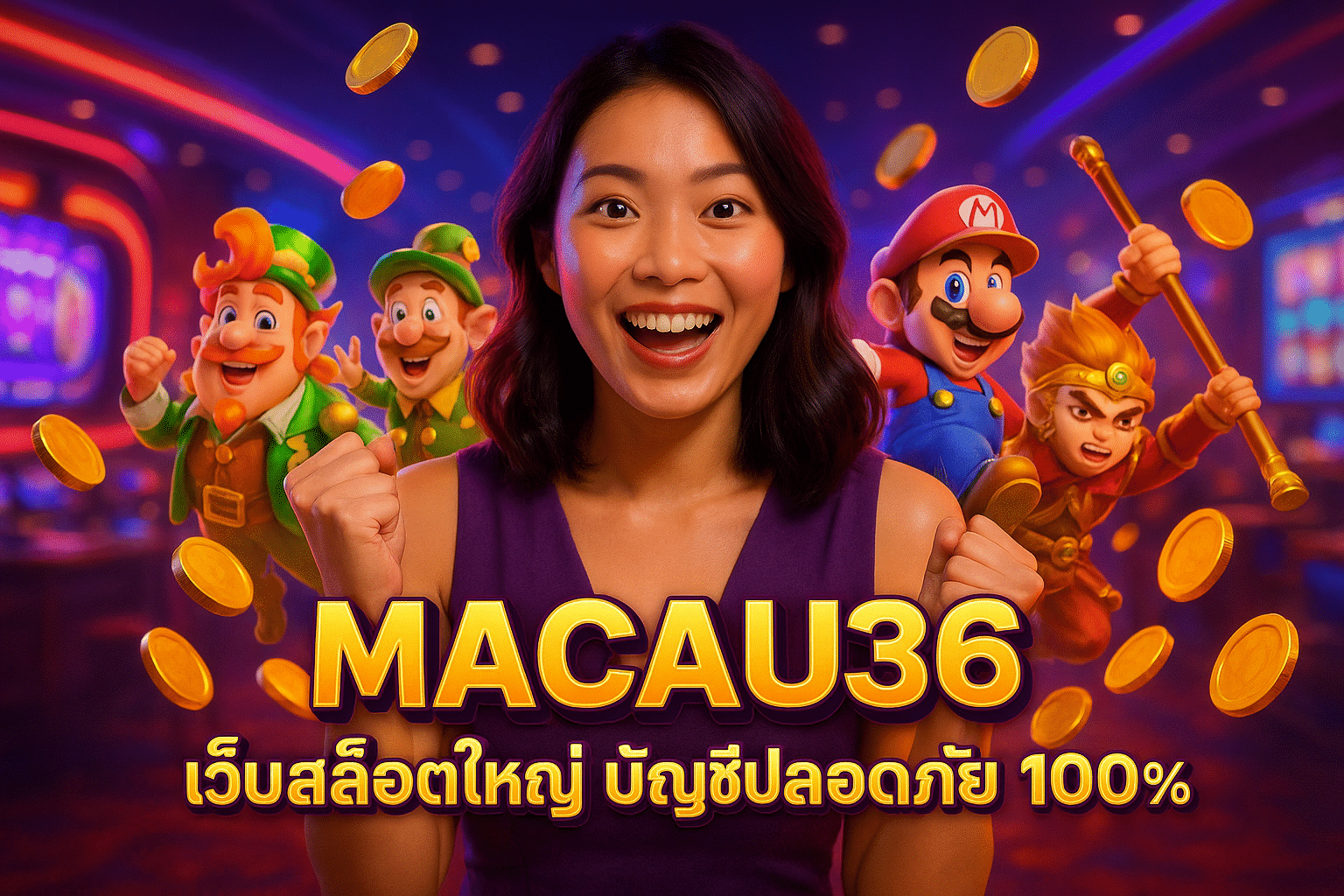 MACAU36 เว็บสล็อตใหญ่ บัญชีปลอดภัย 100%