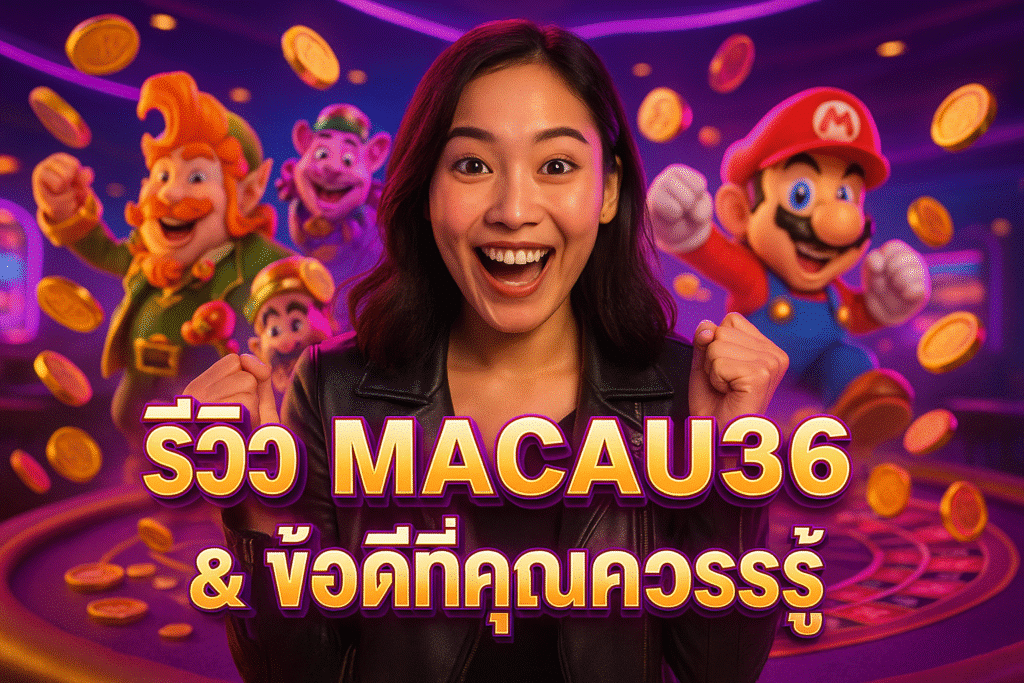 รีวิว MACAU36 จุดเด่น & ข้อดีที่คุณควรรู้