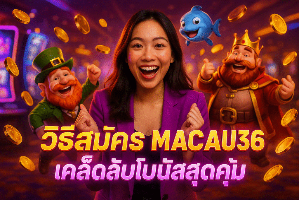 วิธีสมัคร MACAU36 เคล็ดลับโบนัสสุดคุ้ม