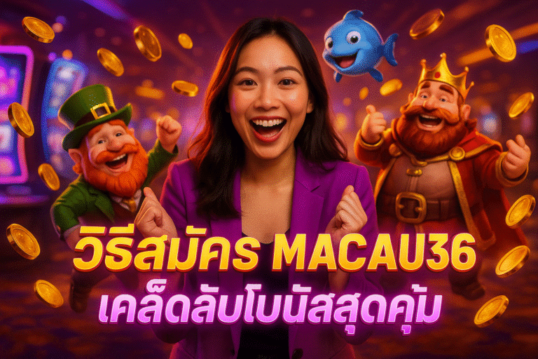 วิธีสมัคร MACAU36 เคล็ดลับโบนัสสุดคุ้ม