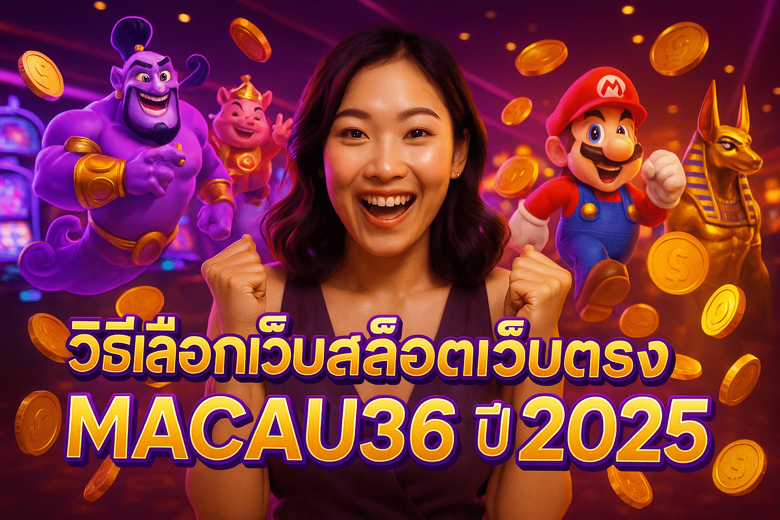 วิธีเลือกเว็บสล็อตเว็บตรง MACAU36 ปี 2025