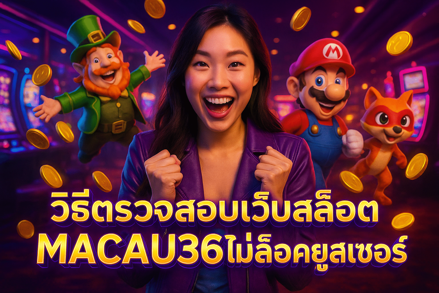 วิธีตรวจสอบเว็บสล็อต MACAU36 ไม่ล็อคยูสเซอร์