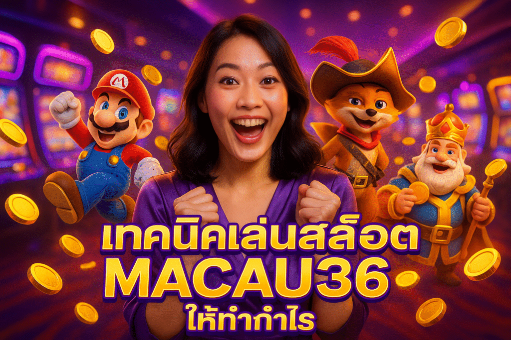 เทคนิคเล่นสล็อต MACAU36 ให้ทำกำไร