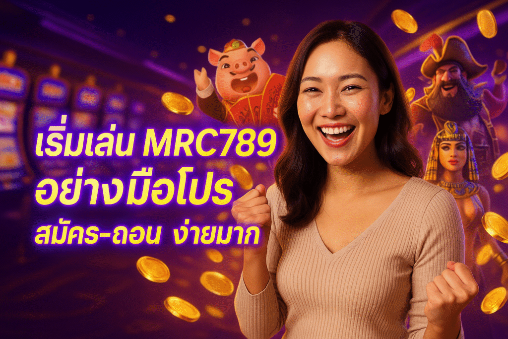 เริ่มเล่น MRC789 อย่างมือโปร สมัคร-ถอน ง่ายมาก